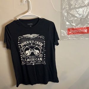 Johnny Cash Tee Sz XL Slim Fit